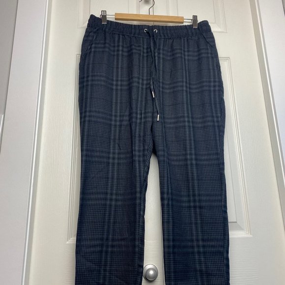 H&M Women's Gray Plaid Dress Pants Size 10 - Picture 1 of 9